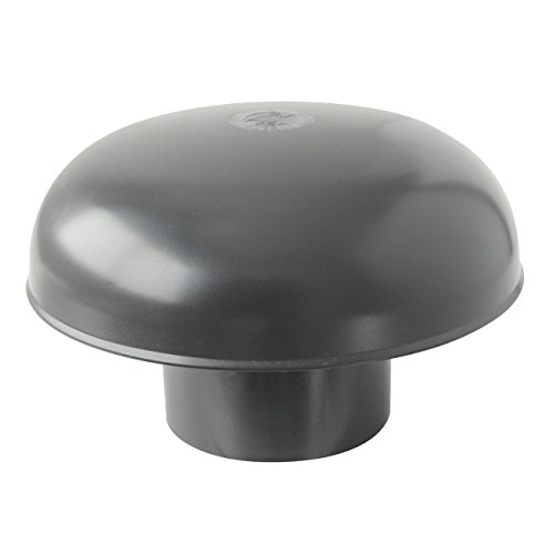First Plast CDVM75A Ventilationshut Kopf aus PVC, Schiefer, 75 mm von First Plast