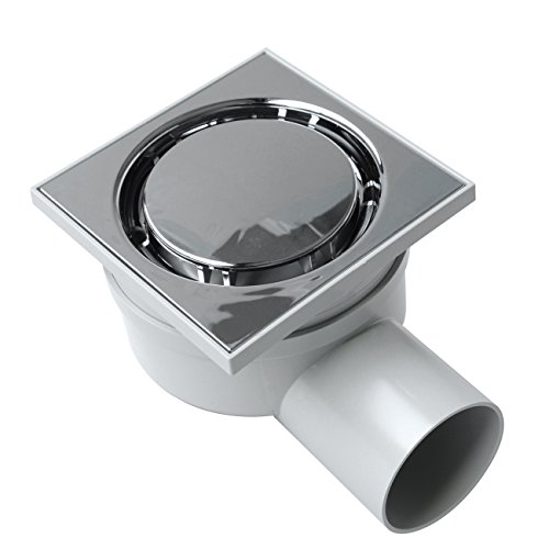 First Plast chabse1050 m-y Schachtdeckel sifonato aus ABS mit Gitter, Chrom von First Plast