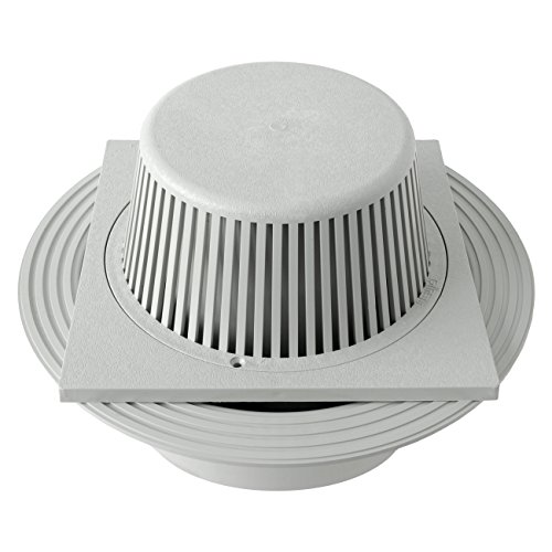 First Plast chpvcpfbv2011-y Schachtdeckel sifonato aus PVC, grau, 200 x 200 mm von First Plast