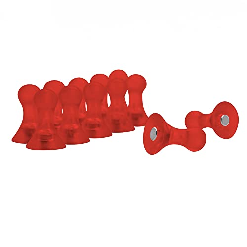 Kleine Rote Skittlermagnete Für Kühlschrank, Whiteboard, Mitteilungspaket von 12 von first4magnets