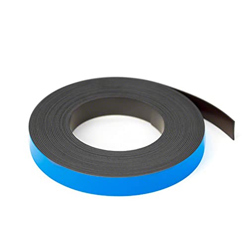 first4magnets™ Blau 12,7 mm breit dicken magnetischen Gitterlinien Tape (12,7 x 0,76 mm x 5 Meter), Metall, Silver, 25 x 10 x 3 cm von first4magnets