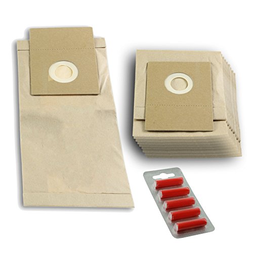 Staubsaugerbeutel für Electrolux The Boss Staubsauger Typ E82 U82 E82N von First4spares 10 Stück 20 Stück + optionale Lufterfrischer-Sticks - 10 Beutel + 5 Lufterfrischer von First4spares