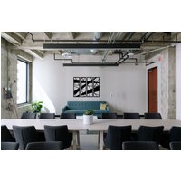 Abstrakte Metallwandkunst Wandbehang Aus Vier Elementen | 90 X 120 cm von FirstRoom