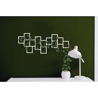 Metall Pflanzengitter Weiß - Einzigartiges Pflanzengitter, Metallwandkunst, Für Innen, Pflanzenwandgitter, Moodboard von FirstRoom