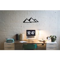 Metall Pyramide Wand Kunst Handgemachte Stahl Dekor von FirstRoom