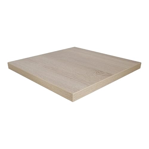 Spanplatte Sonoma Eiche natur, für Möbelbau, als Tischplatte, Schreibtischplatte, Arbeitsplatte - Stärke: 38 mm, Maße: 70x50 cm von Firstlaser GmbH