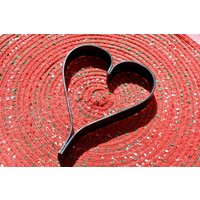 Handgeschmiedeter Herz Untersetzer von Firstlightforge