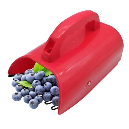 Beerenpflücker Beerenkamm Blaubeerpflücker mit Metallkamm, Heidelbeerkamm Obstpflücker für Heidelbeeren Preiselbeeren Brombeeren von Firulab