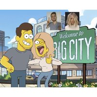 Big City Greens Paar Portrait, Poster, Familien Cartoon Couch von FisartDesign