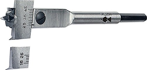 Zentrumbohrer - Standard Ausführung Ø 22-76 mm, Länge 190 mm, Schaft 6-kant von Fisch