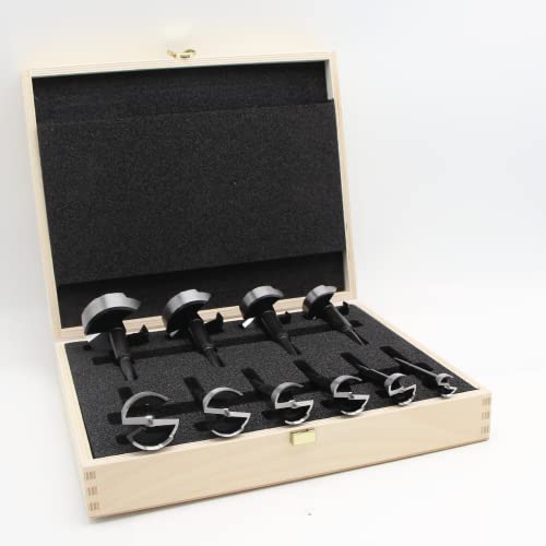 Black Shark Pro Forstnerbohrer Set 10 tlg., Ø 15-20-25-26-30-35-40-45-50-55 mm, Länge 90 mm, in einer Holzkassette Black Shark Pro Forstnerbohrer Set 10 tlg., Ø 15-20-25-26-30-35-40-45-50-55 mm, Länge 90 mm, in einer Holzkassette von Fisch