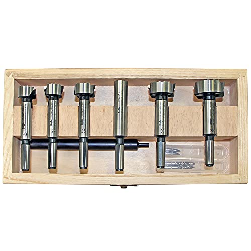 FISCH 0317K0011K02 Forstnerbohrer-Satz Multifunction, 20-35x60/90 mm, 11-teilig von Fisch