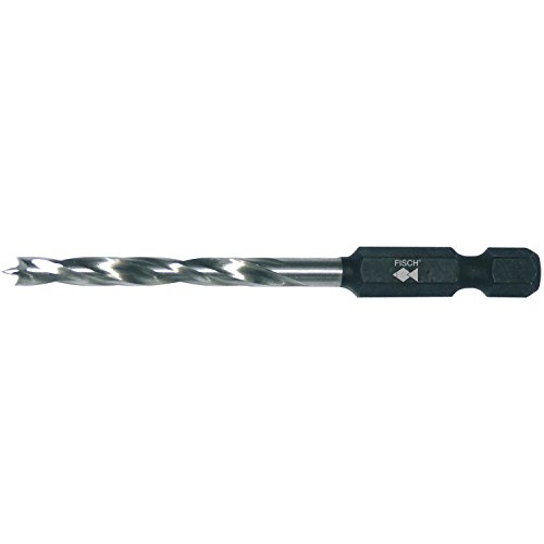FISCH Holzspiralbohrer mit 1/4 Zoll Bit Aufnahme Bohrer 5 mm, 013BE0500 von Fisch