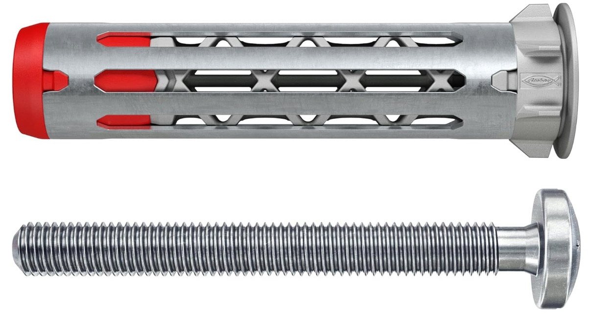 Fischer Befestigungstechnik Dübel-Set Fischer Hohlraumdübel DuoHM 5 x 55 S PH PZ, Panhead-Schraube, 5 x 55,00 mm, (Packung - 25Stk., 1-tlg) von Fischer Befestigungstechnik