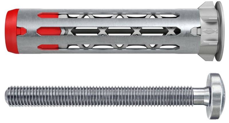 Fischer Befestigungstechnik Dübel-Set Fischer Hohlraumdübel DuoHM 5 x 55 S PH PZ, Panhead-Schraube, 5 x 55,00 mm, (Packung - 25Stk., 1-tlg) von Fischer Befestigungstechnik