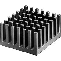 Fischer Elektronik 10037116 ICK PGA 21 X 21 Kühlkörper 7.3 K/W (L x B x H) 53.3 x 53.3 x 16.5 mm von Fischer Elektronik