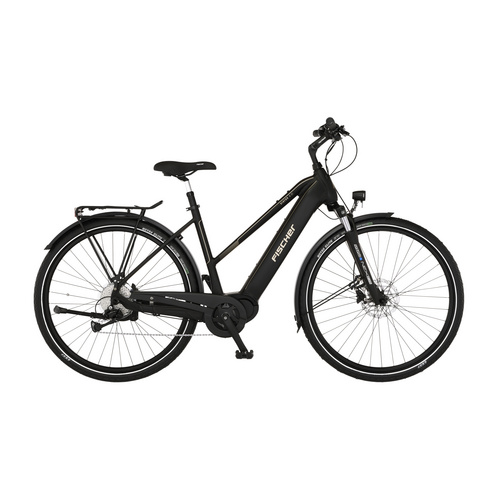 FISCHER FAHRRAD E-Trekkingbike »VIATOR 4.2i«, 28 Zoll, RH: 55 cm, 9-Gang - schwarz von Fischer Fahrrad