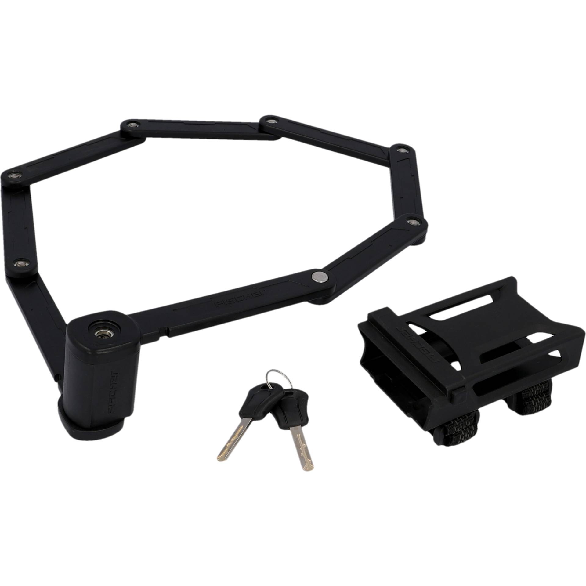 Fischer Fahrrad Faltschloss 'Protec FK110' schwarz 110 cm Fischer Fahrrad Faltschloss 'Protec FK110' schwarz 110 cm von Fischer Fahrrad