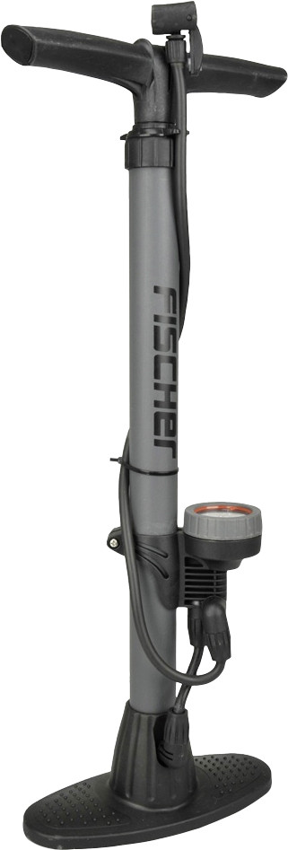 Fischer Fahrrad-Standpumpe mit Manometer für alle Ventile von Fischer Fahrrad