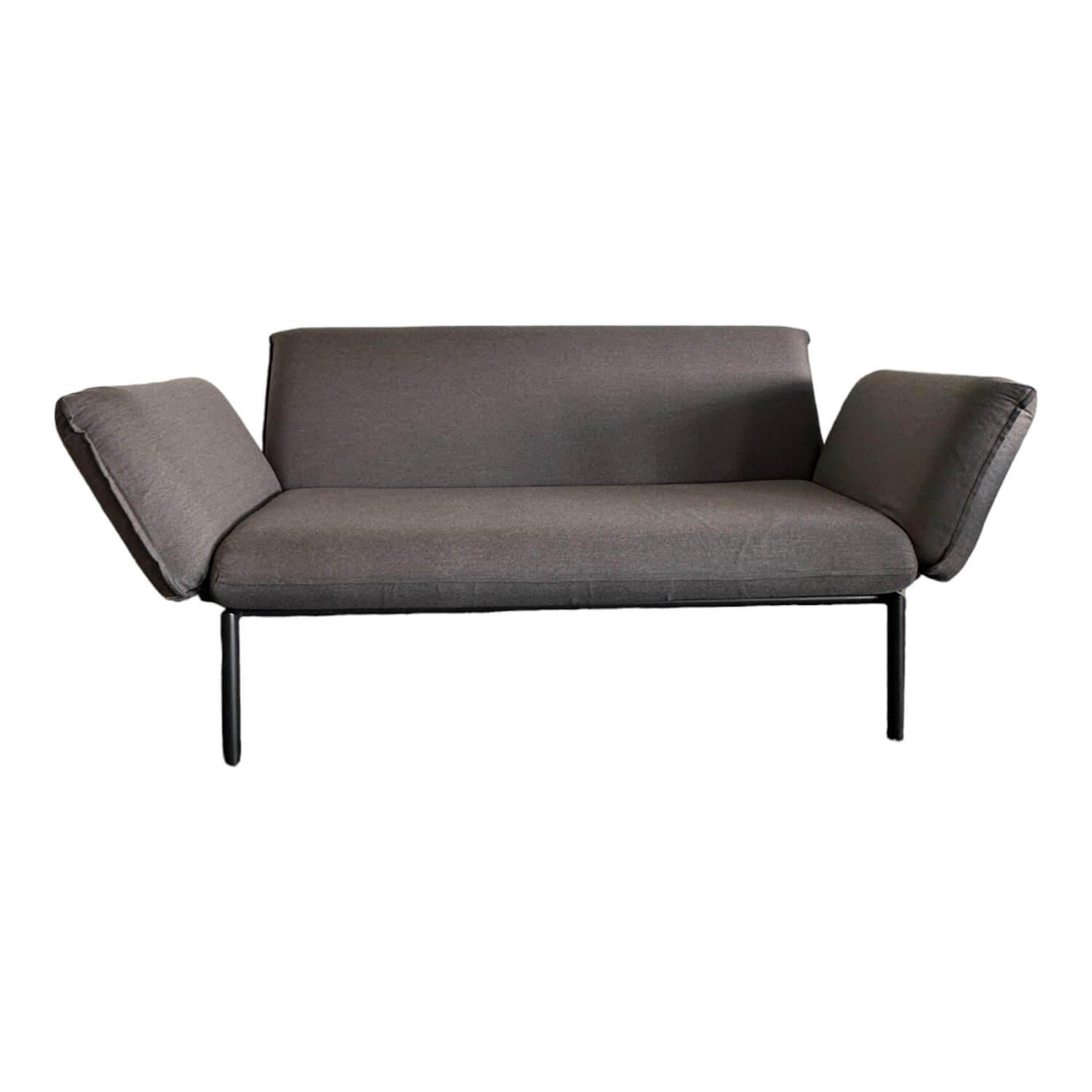 Sofa Luna Lounge Dining Outdoor Bezug Stoff Sunbrella Charcoal Chine Grau Gestel... von Fischer Möbel