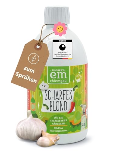 Fischer’s EM-Chiemgau® Scharfes Blond – Biologisches Pflanzenhilfsmittel mit Effektiven Mikroorganismen – Natürlicher Schutz gegen Befall – Fördert Pflanzenvitalität & Widerstandskraft von Fischer’s EM-Chiemgau