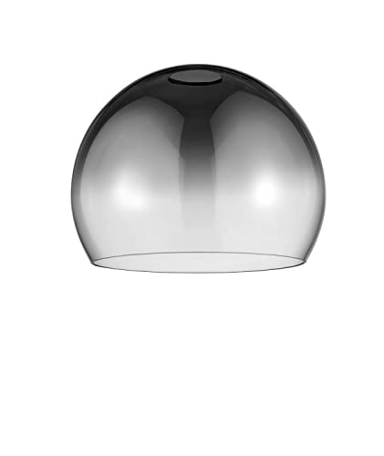 70105 SHINE - LOFT Modular 4 Glas D.200x150mm, Bohrung D.42mm verspiegelt verlauf rauchfarben zu klar von Fischer & Honsel