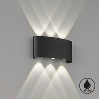 FISCHER & HONSEL LED Außen-Wandleuchte "Berlin", 6 flammig, Leuchtmittel LED-Modul LED fest integriert FISCHER & HONSEL LED Außen-Wandleuchte "Berlin", 6 flammig, Leuchtmittel LED-Modul LED fest integriert von Fischer & Honsel