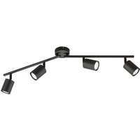 Fischer & Honsel Deckenleuchte »Vano«, Metall, 4 W - schwarz von Fischer & Honsel