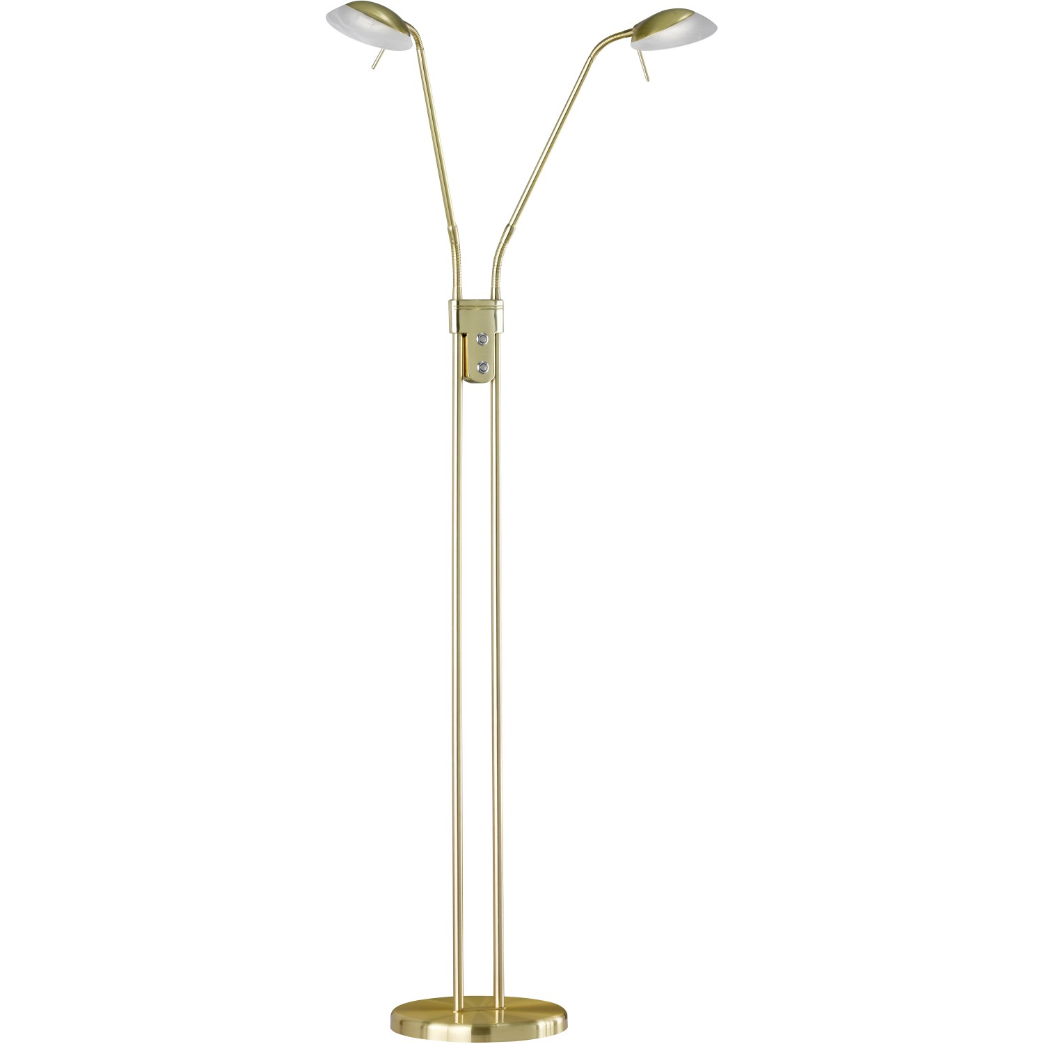 Fischer & Honsel LED-Stehleuchte Pool TW 2x 5 W Gold 1100 lm von Fischer & Honsel