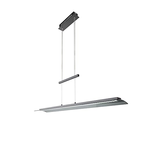 Fischer & Honsel|Pendelleuchte, Nana|sandschwarz|L: 125,00 cm, B: 22,00 cm|Höhenverst. von 93,00 cm bis 151,00 cm|dimmbar|CCT 3 Stufen|1x LED 29,0 Watt 2700/3350/4000 K|3400 lm|EEG:|60862 von Fischer & Honsel