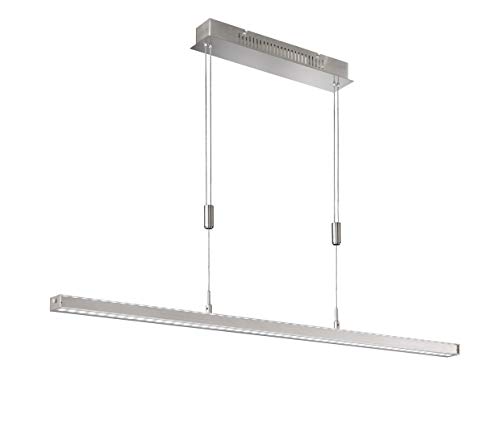 Fischer & Honsel Pendelleuchte Vitan TW 1x LED 18,0 Watt inkl. 1x LED 18,0 W, 3 Stufen CCT, höhenverstellbar, stufenlos dimmbar, 60008, 150 x 7 x 150 cm (LxBxH) , 4300 lm, 2700 K / 3350 K / 4000 K von Fischer & Honsel