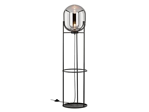 Fischer & Honsel Stehleuchte REGI Tripod Dreibein mit Rauchglas - Höhe 135cm von Fischer & Honsel