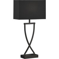 Fischer & Honsel Tischleuchte »Anni«, BxH: 12 x 51 cm, E27 - schwarz von Fischer & Honsel