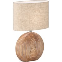 Fischer & Honsel Tischleuchte »Tobse«, BxH: 17 x 53 cm, E27 - braun von Fischer & Honsel