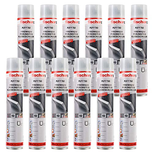 12x fischer Perimeterklebeschaum PUP P 750 B2 750 ml von fischer