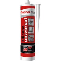 Fischer - Anti-Schimmel Universal-Silikon - transparent - 280 ml - 96030 - Transparent von Fischer