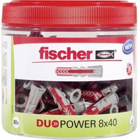 Dübel DuoPower 8.0 x 40 mm - 80 Stück Dübel - Fischer von Fischer