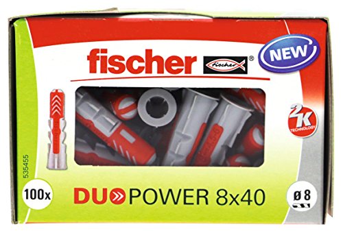 Duopower fischer Bi-Komponentendübel, Durchmesser 8 mm, 100 Stück Duopower fischer Bi-Komponentendübel, Durchmesser 8 mm, 100 Stück von fischer