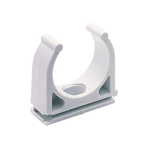 fischer - Clip Ft 25. PVC-Clip oder Klemme zur Befestigung von Kabeln. (100 Stück) von fischer