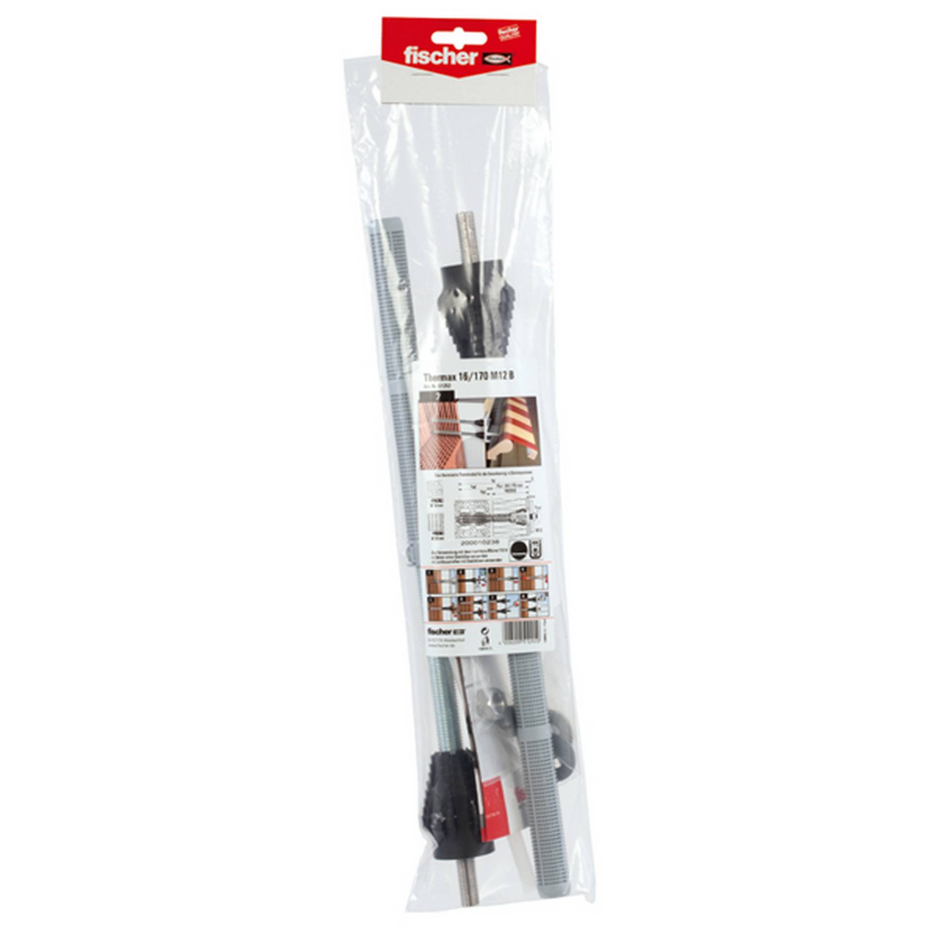 Fischer Abstandsmontagesystem 'Theramax 16' für Dämmstoffe 62 bis 170 mm, M12 Fischer Abstandsmontagesystem 'Theramax 16' für Dämmstoffe 62 bis 170 mm, M12 von Fischer