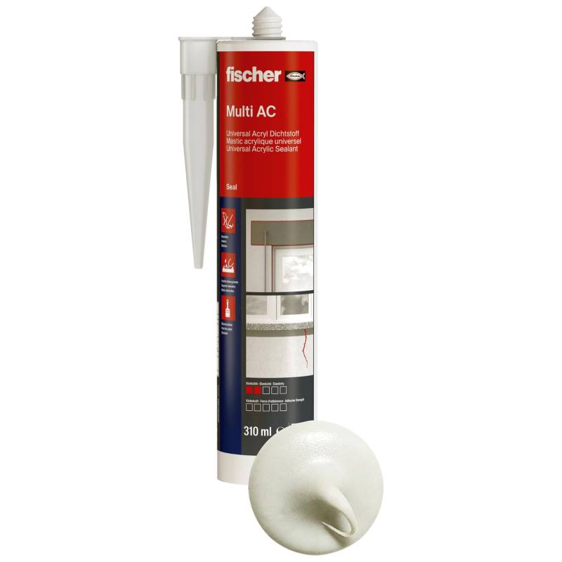 Fischer Acryldichtstoff Multi AC Weiß 310 ml von Fischer