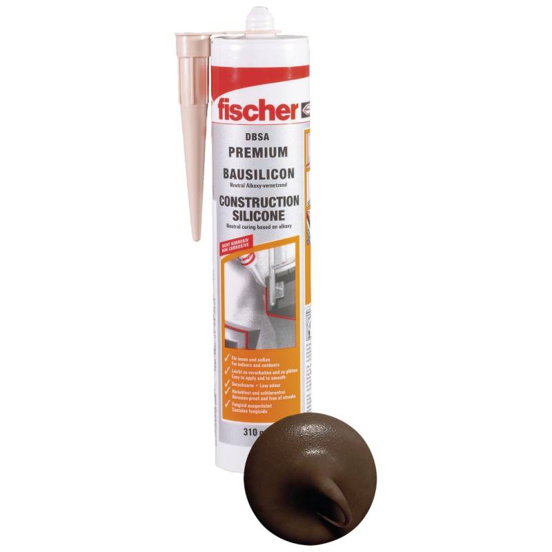 Fischer Bausilicon DBSA Braun 310 ml von Fischer