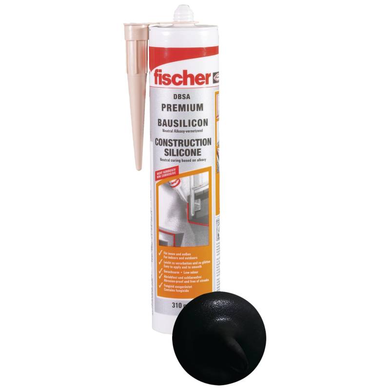 Fischer Bausilicon DBSA Schwarz 310 ml von Fischer