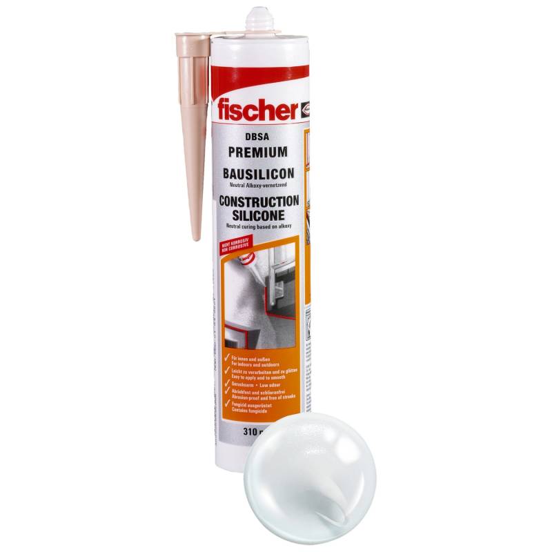 Fischer Bausilicon DBSA Transparent 310 ml von Fischer