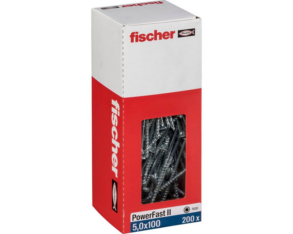 Fischer Befestigungsanker PowerFast II 5,0x100 SK TX TG blvz 200 von Fischer