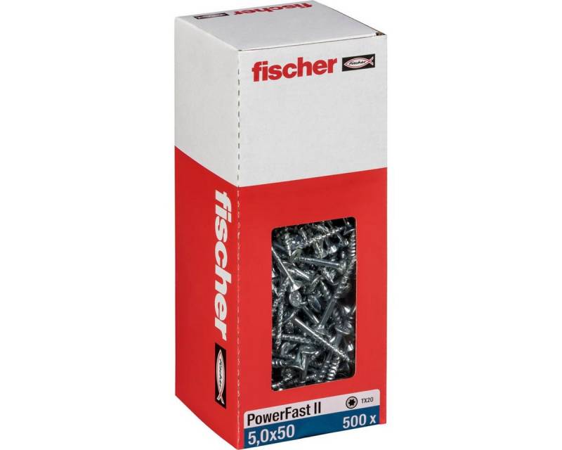 Fischer Befestigungsanker PowerFast II 5,0x50 SK TX TG blvz 500 von Fischer
