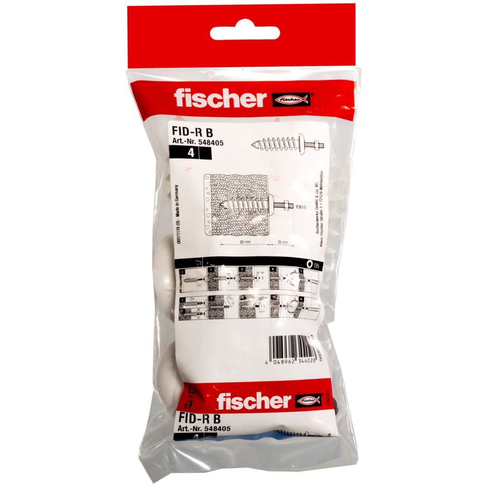 Fischer Dämmstoffdübel 10.0 x 95 mm - 4 Stück von Fischer