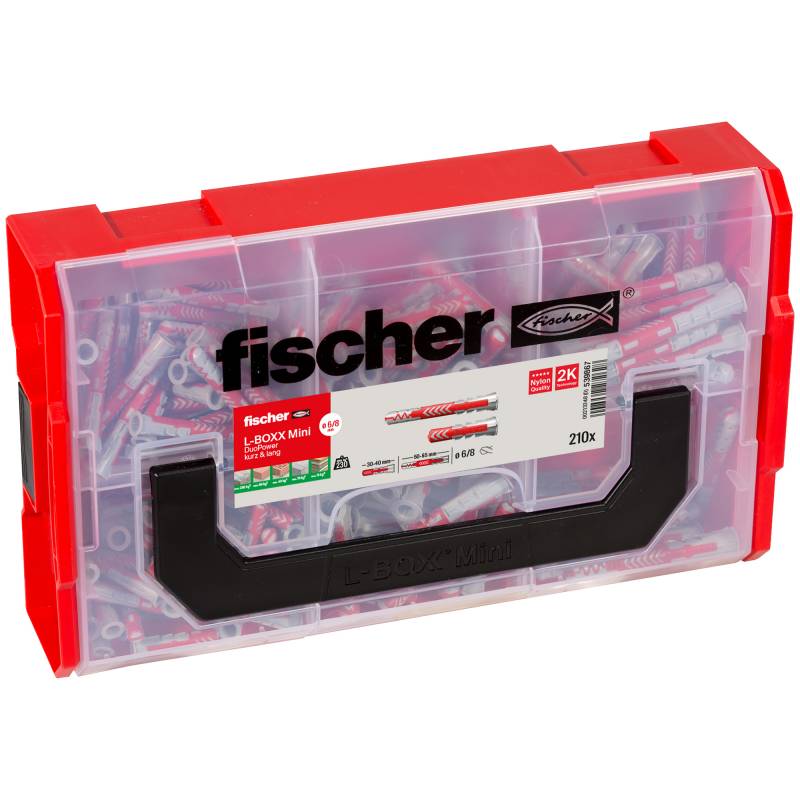 Fischer Dübel-Box 'FIXtainer - Duopower' kurz/lang, 210-teilig von Fischer