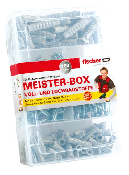 Fischer Dübel SX Meisterbox - 160 Stück von Fischer