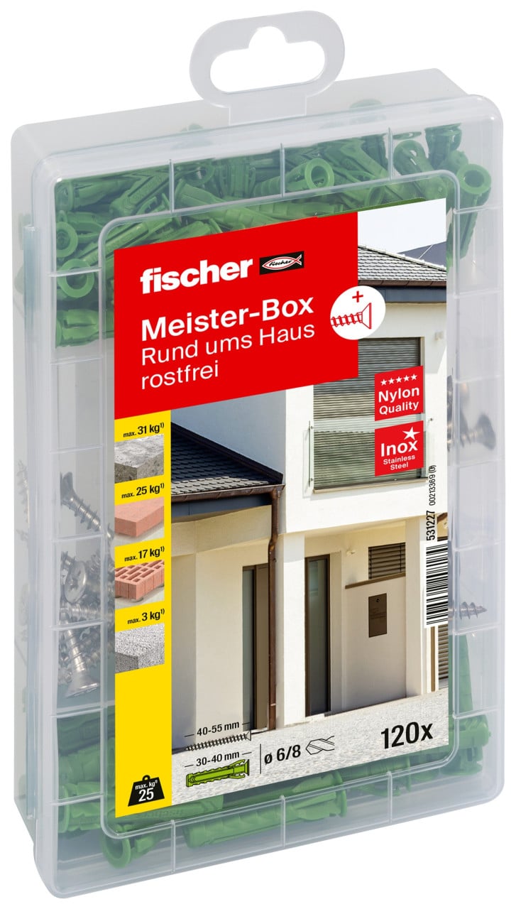 Fischer Dübel SX Green Meisterbox - 120 Stück von Fischer